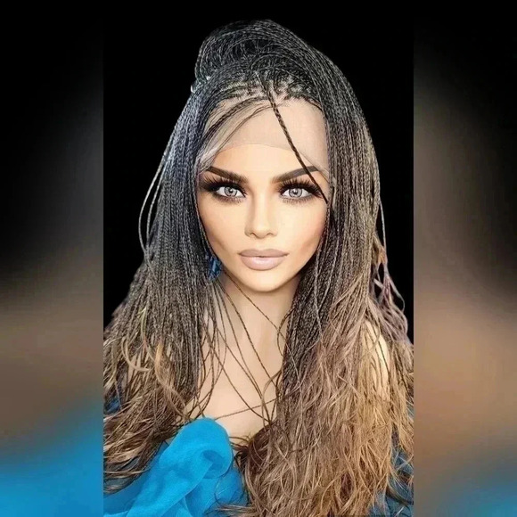 Braided wigs, 100% handmade, long braids  gorgeous, ALINA, NWT - Picture 14 of 16